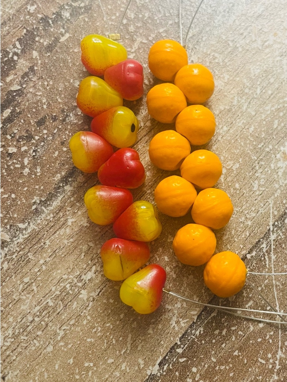 Fruit Beads Strands for Crafting